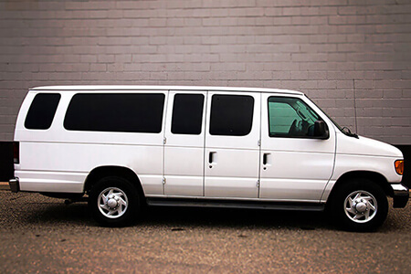 10 passenger party van