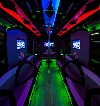 24 passenger party bus